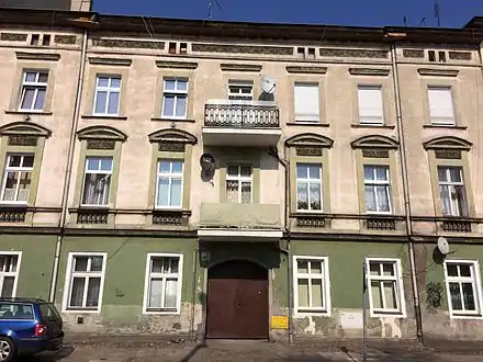 View of the main elevation from the square