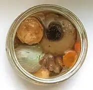 Pickled mushrooms