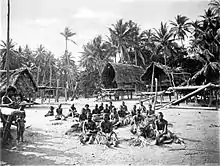 Kerepunu women at the market place of Kalo, 1885