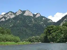 Trzy Korony from the Dunajec river