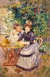 Pierre-Auguste Renoir, In The Garden 1885, Hermitage Museum, St. Petersburg