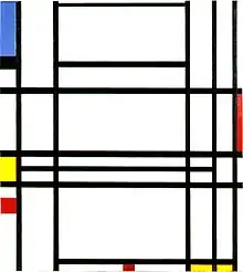 Piet Mondriaan (1939/1942): Composition 10