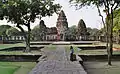 The inner enclosure seen from the southern outer gopura