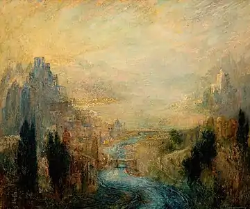 Symbolist landscape, by 1909.