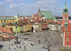 The Castle Square, located in Osiedle Staromiejskie, in 2011.