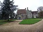 Inner gatehouse, to the left, and farmhouse