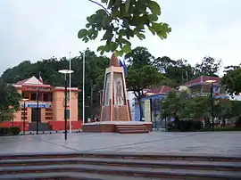 The Main Square in Les Abymes