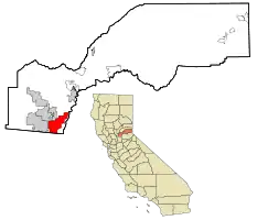 Location in Placer County and the state of California