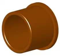 A flanged bushing