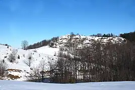 Mountain Jablanik, place Debelo brdo