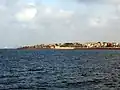 "La Muralla" beach from the sea