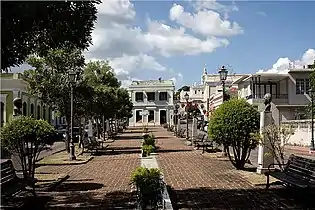 Plaza and City Hall in San Germán