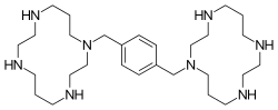 Plerixafor, a derivative of cyclam, is used to treat lymphoma and multiple myeloma.