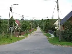 View of the village in July 2010