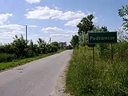 Street of Podzamcze, Kuyavian-Pomeranian Voivodeship