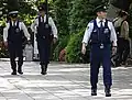 TMPD patrol officers outside Yasukuni Shrine