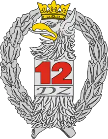 Szczecin griffin used in the emblem of 12th Mechanised Division.