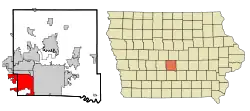 Location in the State of Iowa