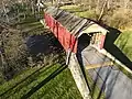 A view from above as you approach the bridge