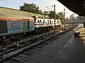 Poorva Express at New Delhi with a Ghaziabad based WAP 7