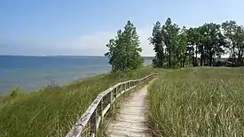 Lakefront along Port Crescent State Park