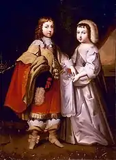 123– French, King Louis XIV and his brother, mid-1640s