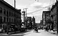 Post Street looking north from 1st Ave c. 1910