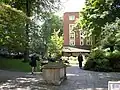 Postman's Park from Aldersgate Street