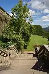 Apple Slope Terrace in Powis Castle gardens