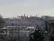 Southern view of the convent from Vyšehrad