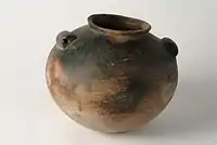 Pre-dynastic Naqada cooking pot - scientific analysis has shown that this pot once contained a meat stew with honey