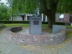 Statue of Priest Daens in Ede