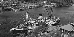 SS Princess Norah at Bamfield, 1929