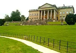 East wing and porte cochere