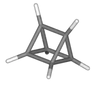 Chemical structure of prismane