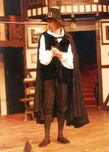 Allan Trautman in a production of The Alchemist at the Globe Playhouse circa 1987–1988