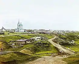 The Village of Kolchedan in Ural Mountains, 1912