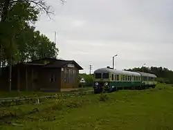 Train stop in Przeździęk Wielki (2003)