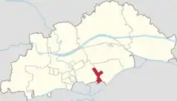 Location within Beichen District