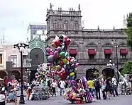 photo of vendors in the plaza