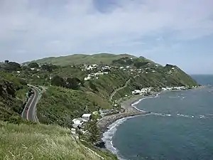 Pukerua Bay, looking west.