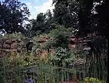 Pulham rocks in the Water Garden at Waddesdon Manor estate