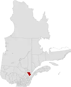 Location of Charlevoix Regional County Municipality