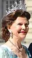 Queen Silvia at Princess Madeleine's wedding, 2013