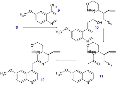 Stork Quinine synthesis