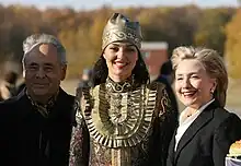 U.S. Secretary of State Hillary Clinton visits Tatarstan in 2009