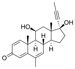 Molecular structure of RU28362