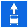 Lane for buses