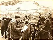 Major General SN Srivastava supervising RVC operations at Zoji La Pass