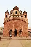 Nava-ratna Radha Binode temple at Jaydev Kenduli, Birbhum district